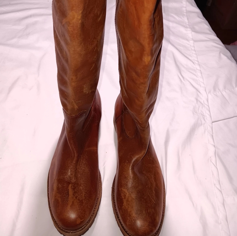 Frye Women's Brown Combat & Moto Boots